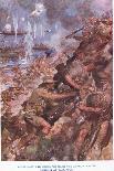 Landing at Gallipoli. Midst Shot and Shell We Made the Narrow Beach-Cyrus Cuneo-Giclee Print