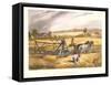 Cyrus Mccormick's Reaping Machine of 1831 (Patented 183), C1851-null-Framed Stretched Canvas