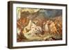 Cyrus the Great Before the Bodies of Abradatus and Pantheus-Vicente Lopez y Portana-Framed Giclee Print