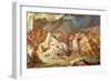 Cyrus the Great Before the Bodies of Abradatus and Pantheus-Vicente Lopez y Portana-Framed Giclee Print