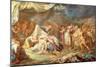 Cyrus the Great Before the Bodies of Abradatus and Pantheus-Vicente Lopez y Portana-Mounted Giclee Print