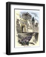 Cyrus the Great Entering Babylon, 539 Bc-null-Framed Premium Giclee Print