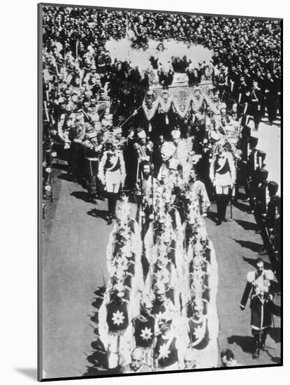 Czar Nicholas II Coronation Processional-null-Mounted Photographic Print