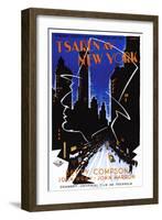 Czar of Broadway, (aka Tsaren Av New York), Swedish Poster Art, 1930-null-Framed Art Print