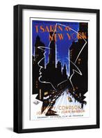 Czar of Broadway, (aka Tsaren Av New York), Swedish Poster Art, 1930-null-Framed Art Print