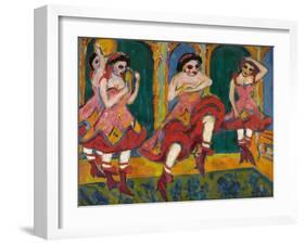 Czardas Dancers-Ernst Ludwig Kirchner-Framed Giclee Print