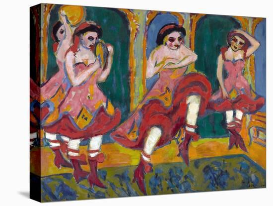 Czardas Dancers-Ernst Ludwig Kirchner-Stretched Canvas