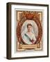 Czarina of Russia, Stamp-null-Framed Art Print