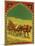 Czech English Cotton Label with Caravan of Camels-null-Mounted Giclee Print