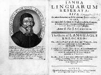 Frontispiece and Titlepage to 'Janua Linguarum Reserata' with a Portrait of Jan Amos Komensky-Czech-Framed Giclee Print