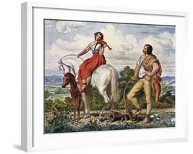 Czech nationalism - painting-Josef Mánes-Framed Giclee Print