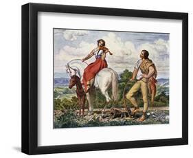 Czech nationalism - painting-Josef Mánes-Framed Giclee Print