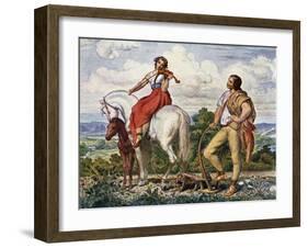 Czech nationalism - painting-Josef Mánes-Framed Giclee Print