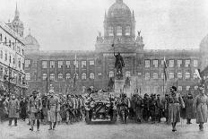 Entry of Masaryk to Prague on 8 December, 1918-Czech Photographer-Laminated Photographic Print