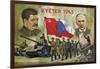 Czech Propaganda Card "May 1945"-null-Framed Giclee Print