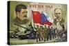 Czech Propaganda Card "May 1945"-null-Stretched Canvas