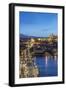 Czech Republic, Bohemia, Prague, Charles Bridge Twilight-Rob Tilley-Framed Photographic Print