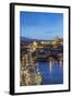 Czech Republic, Bohemia, Prague, Charles Bridge Twilight-Rob Tilley-Framed Photographic Print