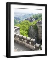 Czech Republic. Boulder area taken from the Zamecky Hotel.-Julie Eggers-Framed Photographic Print