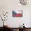 Czech Republic Country Flag - Barnwood Painting-Lantern Press-Art Print displayed on a wall