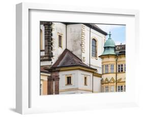 Czech Republic, Jicin. Architecture in the historic town of Jicin.-Julie Eggers-Framed Photographic Print