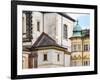 Czech Republic, Jicin. Architecture in the historic town of Jicin.-Julie Eggers-Framed Photographic Print