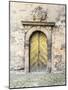 Czech Republic, Jicin. Doorway entrance to a church in the historic town of Jicin.-Julie Eggers-Mounted Photographic Print