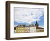 Czech Republic, Jicin. Main square surrounded by historic buildings.-Julie Eggers-Framed Photographic Print