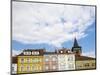 Czech Republic, Jicin. Main square surrounded by historic buildings.-Julie Eggers-Mounted Photographic Print