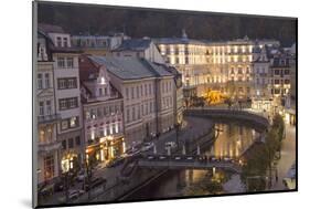 Czech Republic, Karlovy Vary. City Overlook of Carlsbad at Dusk-Emily Wilson-Mounted Photographic Print