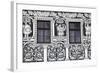 Czech Republic, Moravia, Trebic. Painted Facade in the Historic Centre.-Ken Scicluna-Framed Photographic Print