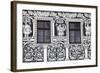 Czech Republic, Moravia, Trebic. Painted Facade in the Historic Centre.-Ken Scicluna-Framed Photographic Print