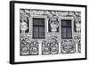 Czech Republic, Moravia, Trebic. Painted Facade in the Historic Centre.-Ken Scicluna-Framed Photographic Print