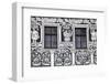 Czech Republic, Moravia, Trebic. Painted Facade in the Historic Centre.-Ken Scicluna-Framed Photographic Print