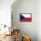 Czech Republic National Flag Poster Print-null-Framed Poster displayed on a wall