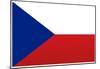 Czech Republic National Flag Poster Print-null-Mounted Poster