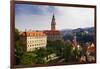 Czech Republic. Overview of Cesky Krumlov.-Jaynes Gallery-Framed Photographic Print