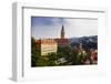 Czech Republic. Overview of Cesky Krumlov.-Jaynes Gallery-Framed Photographic Print