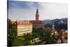 Czech Republic. Overview of Cesky Krumlov.-Jaynes Gallery-Stretched Canvas