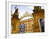 Czech Republic, Prague; a Castle Guard in Uniform Holding His Post at the Gate-Ken Sciclina-Framed Photographic Print