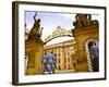 Czech Republic, Prague; a Castle Guard in Uniform Holding His Post at the Gate-Ken Sciclina-Framed Photographic Print