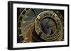 Czech Republic, Prague, Astronomical Clock at Old Town Hall Tower, Astromical Dial-null-Framed Giclee Print