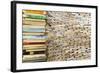 Czech Republic, Prague. Book Sculpture at Prague City Library-Jaynes Gallery-Framed Photographic Print