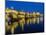 Czech Republic, Prague. Charles bridge water reflection at night.-Julie Eggers-Mounted Photographic Print