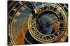 Czech Republic, Prague. Close-up of astronomical clock in Old Town Square.-Jaynes Gallery-Stretched Canvas
