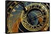 Czech Republic, Prague. Close-up of astronomical clock in Old Town Square.-Jaynes Gallery-Framed Stretched Canvas