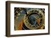 Czech Republic, Prague. Close-up of astronomical clock in Old Town Square.-Jaynes Gallery-Framed Photographic Print