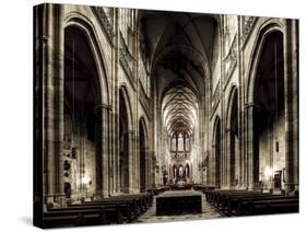 Czech Republic, Prague, Hradcany Castle, St. Vitus Cathedral-Michele Falzone-Stretched Canvas