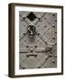 Czech Republic, Prague. Metal Door with a Fine Craftsmanship-Petr Bednarik-Framed Photographic Print