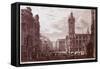 Czech Republic, Prague, Old Square with Bedrich Smetana's House-null-Framed Stretched Canvas